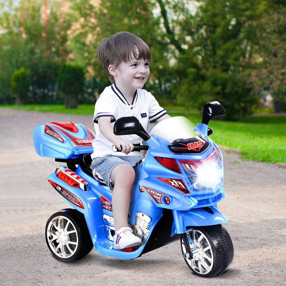 Costway 3 Wheel Kids Ride On Motorcycle 6V Battery Powered Electric Toy Power Bicycle Image 2