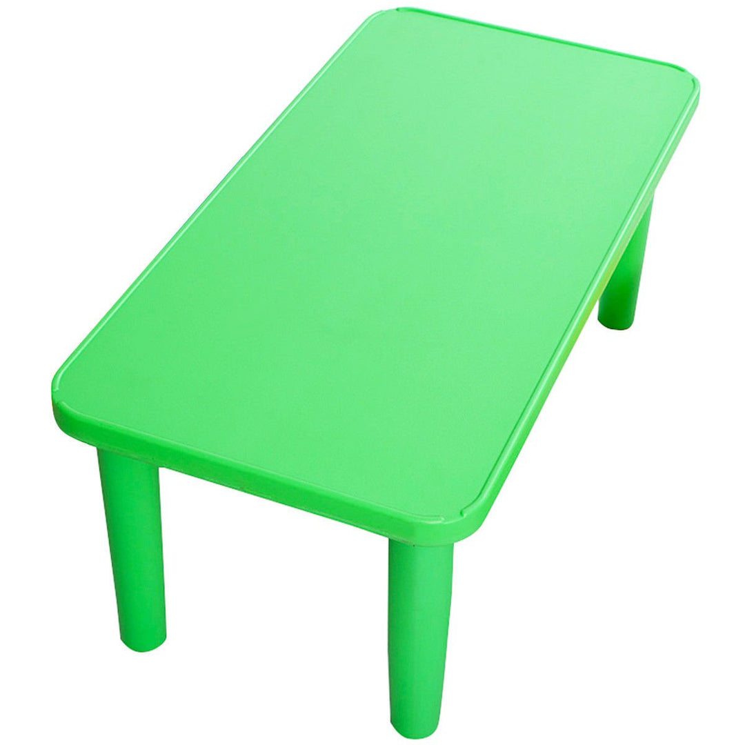 Kids Portable Plastic Table Learn and Play Activity School Home Furniture Green Image 3