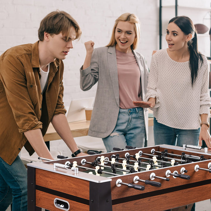 54 Foosball Soccer Table Competition Sized Football Arcade Indoor Game Image 4