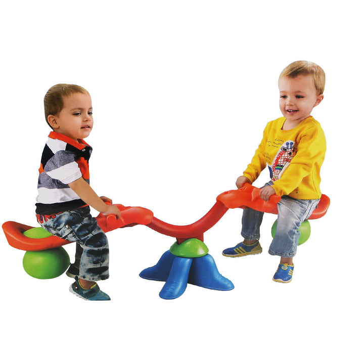 Kids Seesaw 360 Degree Spinning Teeter Totter Bouncer Activity Sporting Play Image 2