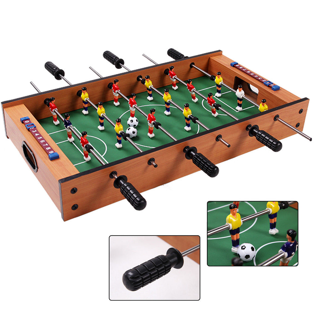 2 In 1 Table Game Air Hockey Foosball Table Christmas Gift For Kids Indoor Outdoor Image 2