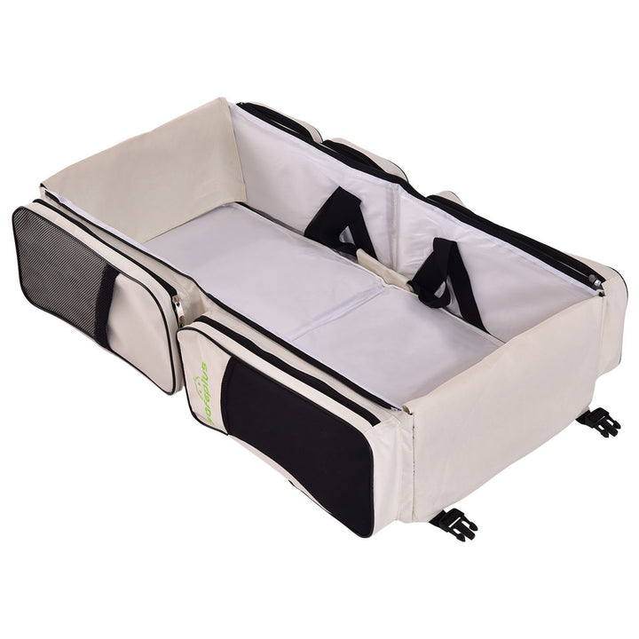 3 in 1 Portable Infant Baby Bassinet Diaper Bag Changing Station Nappy Travel Image 3