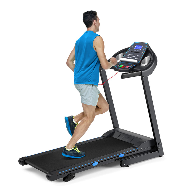 2.25HP Folding Treadmill Electric Motorized Power Running Fitness Machine Image 2