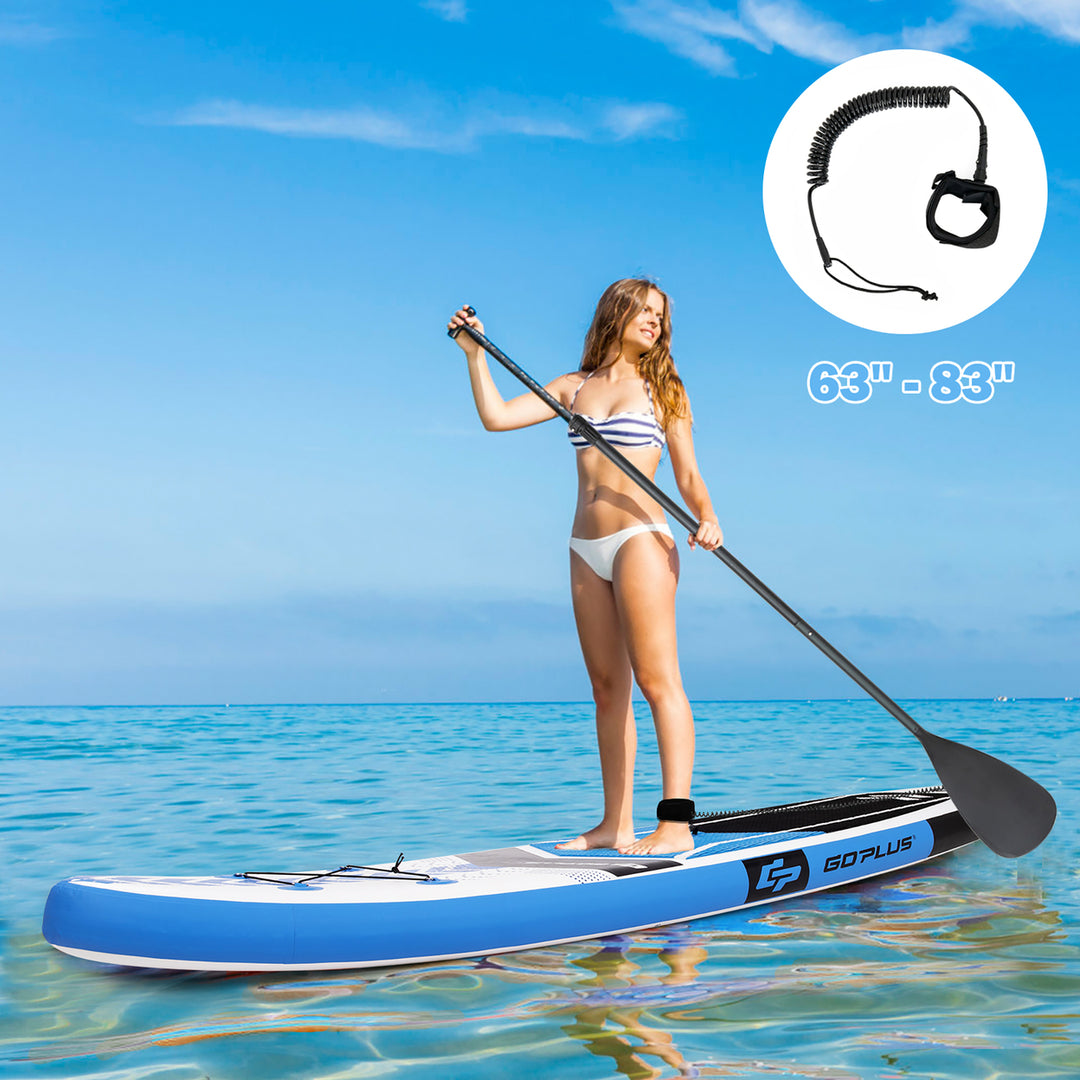 105 Inflatable Stand Up Paddle Board SUP with Carrying Bag Aluminum Paddle Image 3
