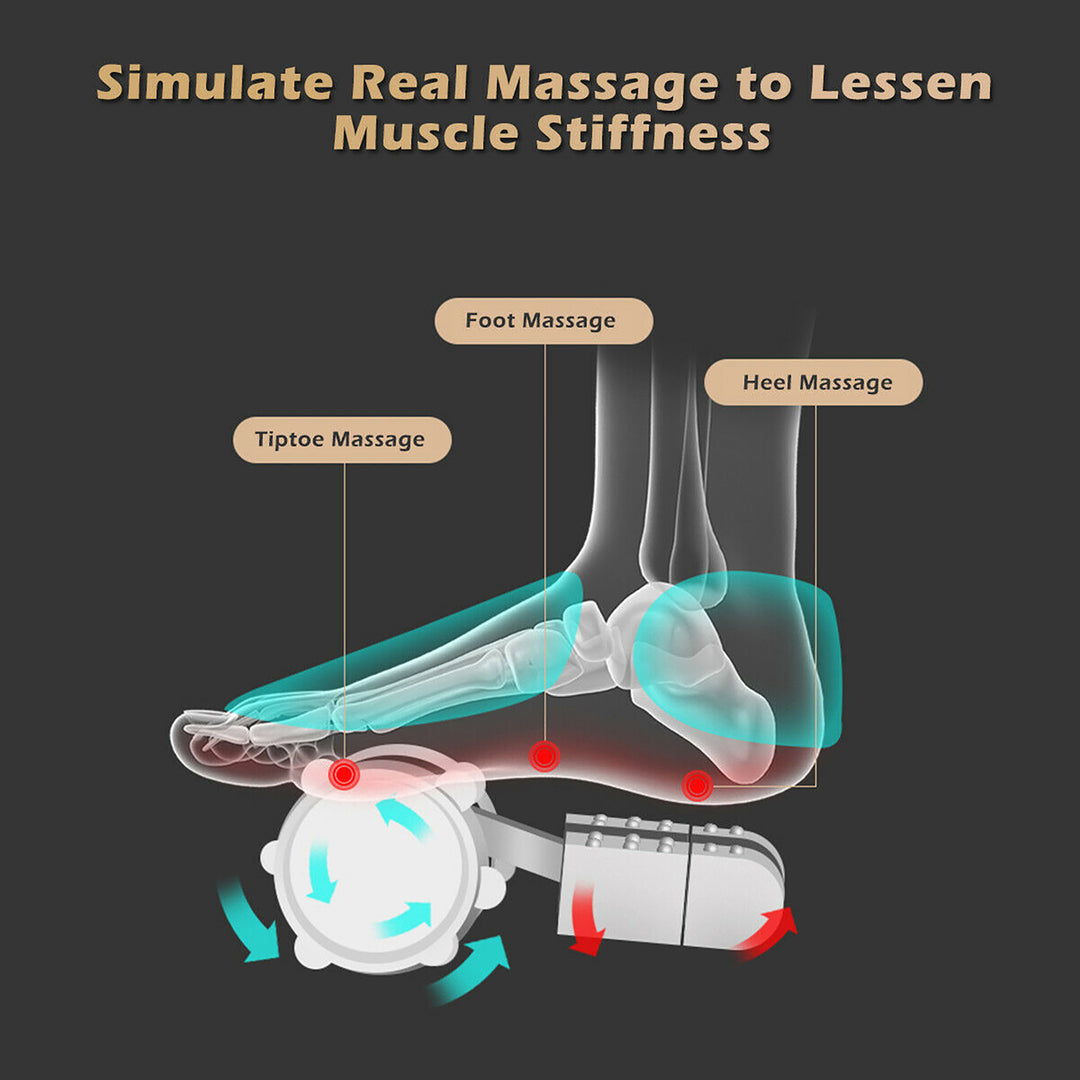 Foot Calf Shiatsu Massager Heat Remote Control Image 4