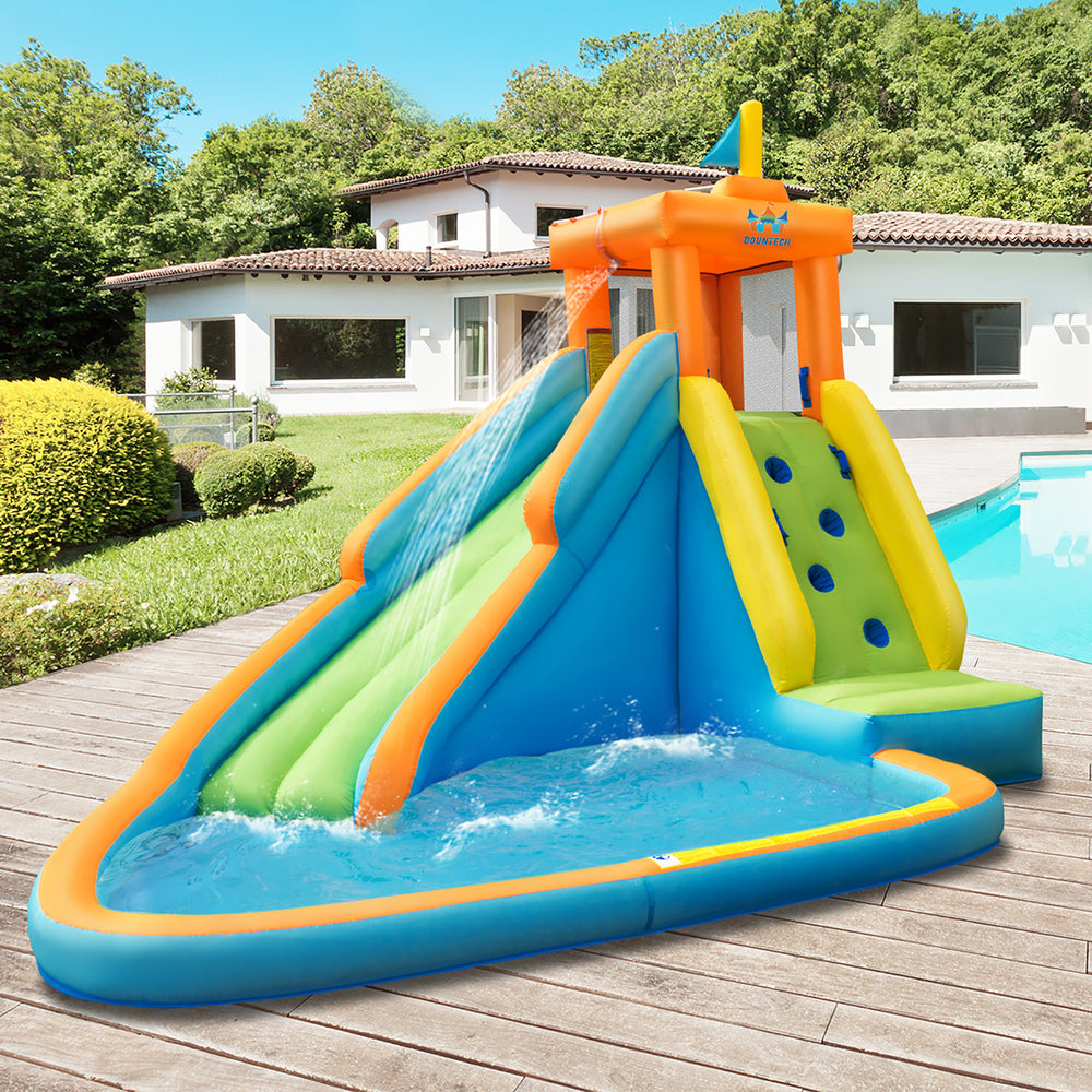 Kids Bounce House Castle Splash Water Pool Without Blower Image 2