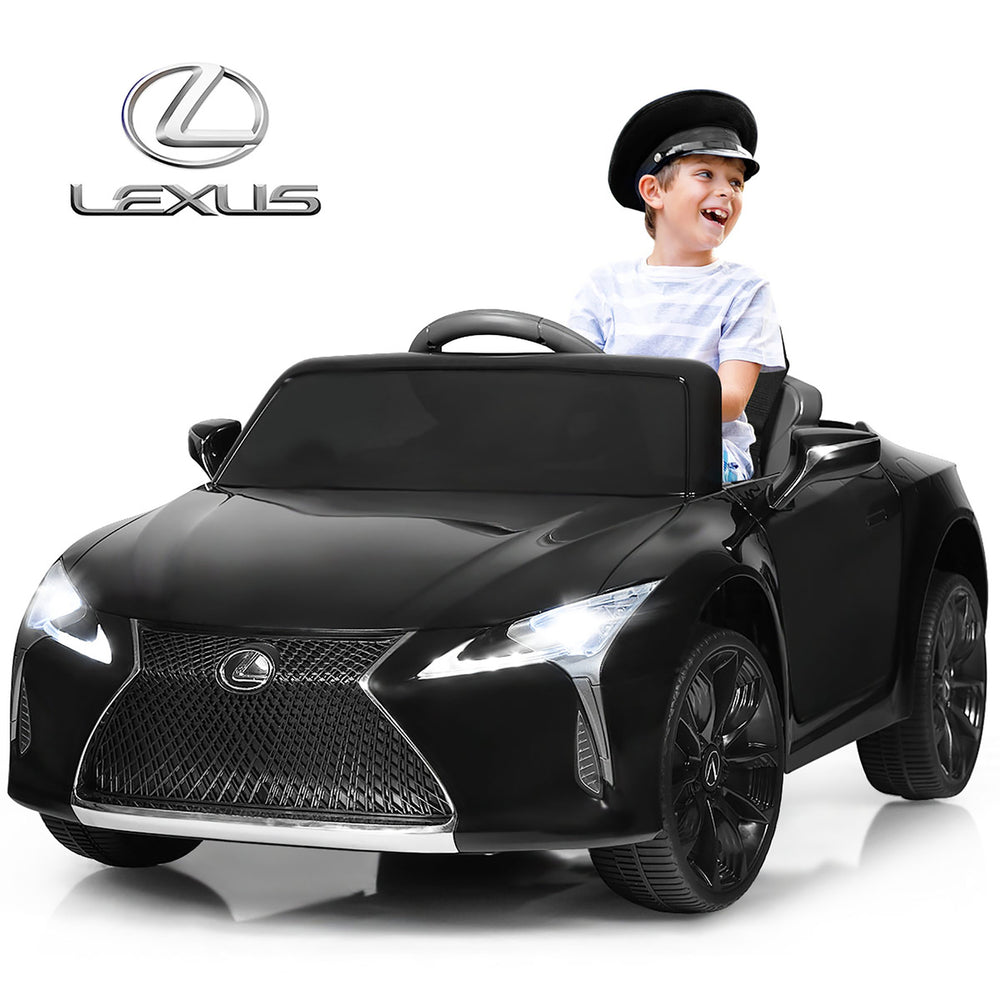 12V Kids Ride on Car Lexus LC500 Licensed Remote Control Electric Vehicle Black Image 2