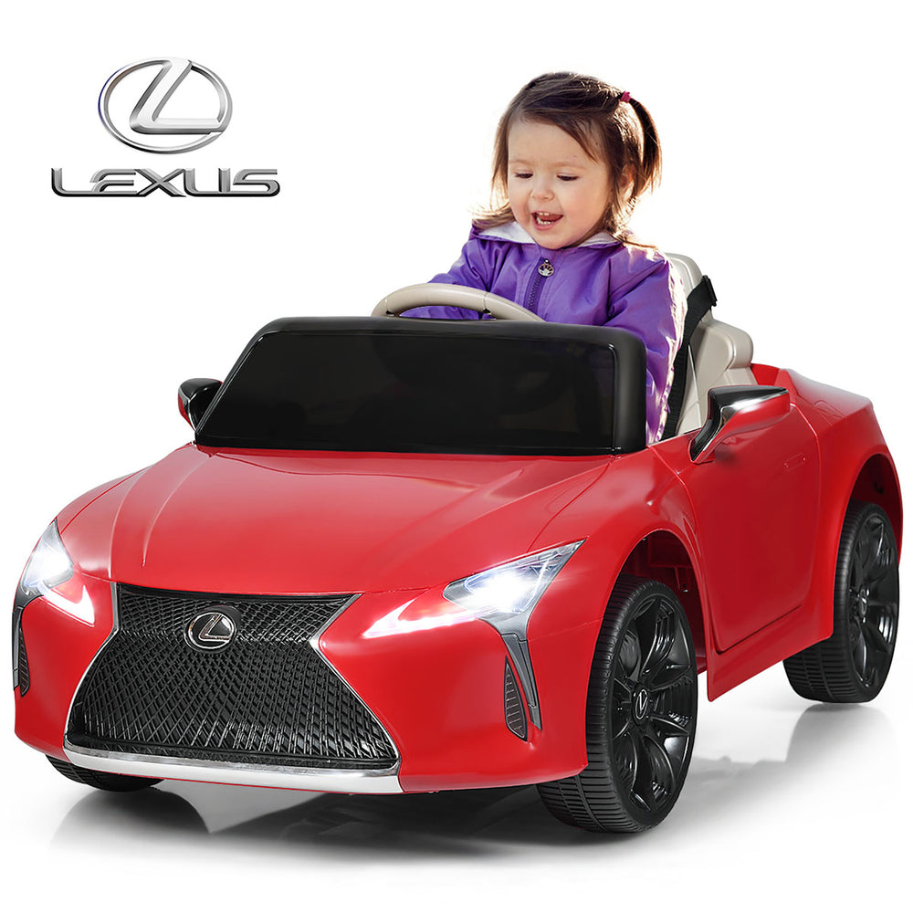 12V Kids Ride on Car Lexus LC500 Licensed Remote Control Electric Vehicle Red Image 2