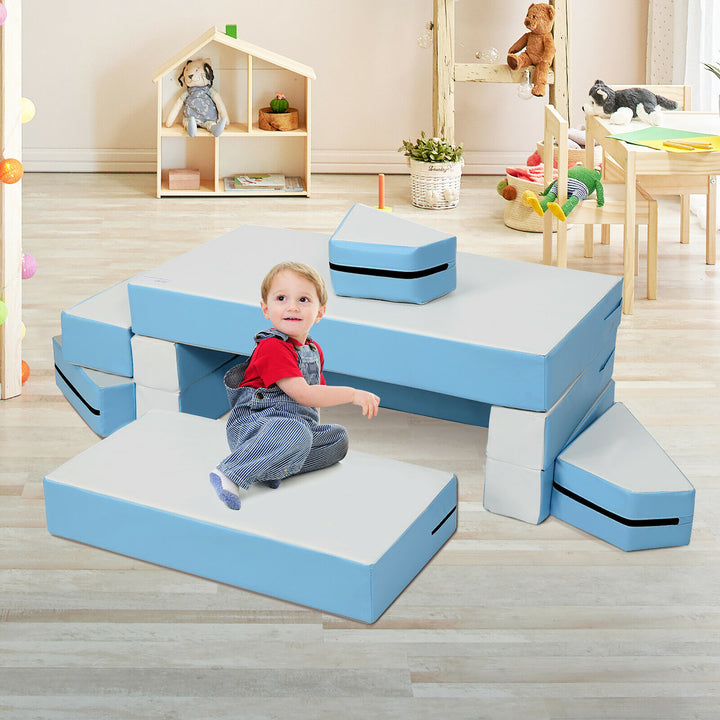 4-in-1 Crawl Climb Foam Shapes Playset Softzone Toy Kids Toddler Preschoolers Image 3