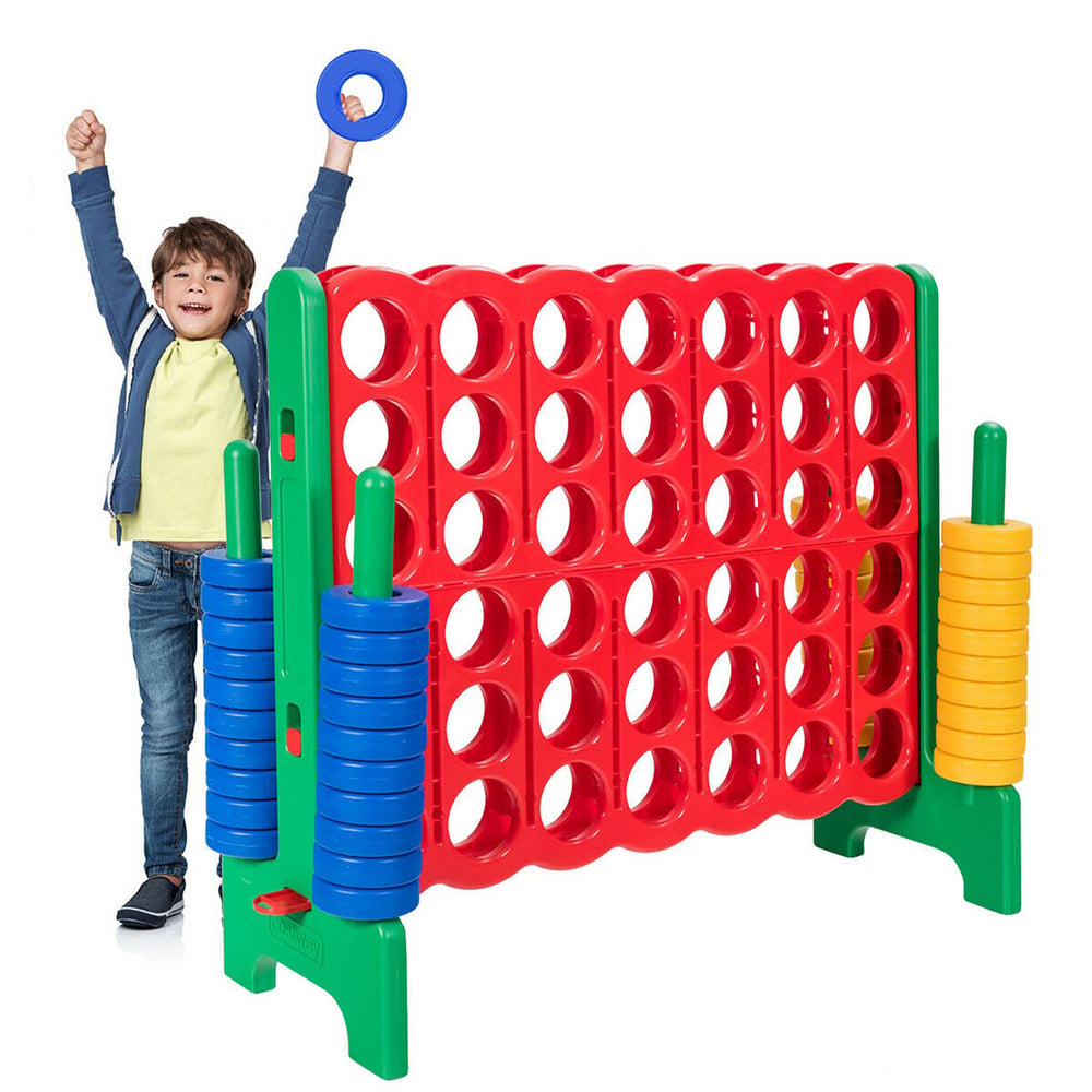 Costway Jumbo 4-to-Score 4 in A Row Giant Game Set for Family Image 2