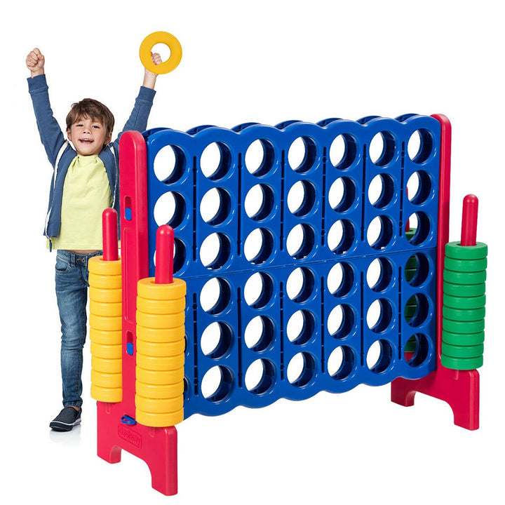 Costway Jumbo 4-to-Score 4 in A Row Giant Game Set for Family Image 3