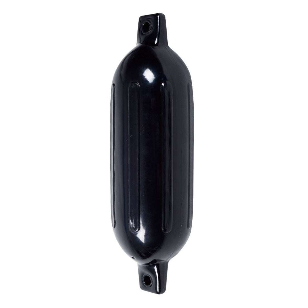 4 Ribbed Marine 6.5X 23Boat Fender Vinyl Bumper Dock Shield Protection Black Image 2