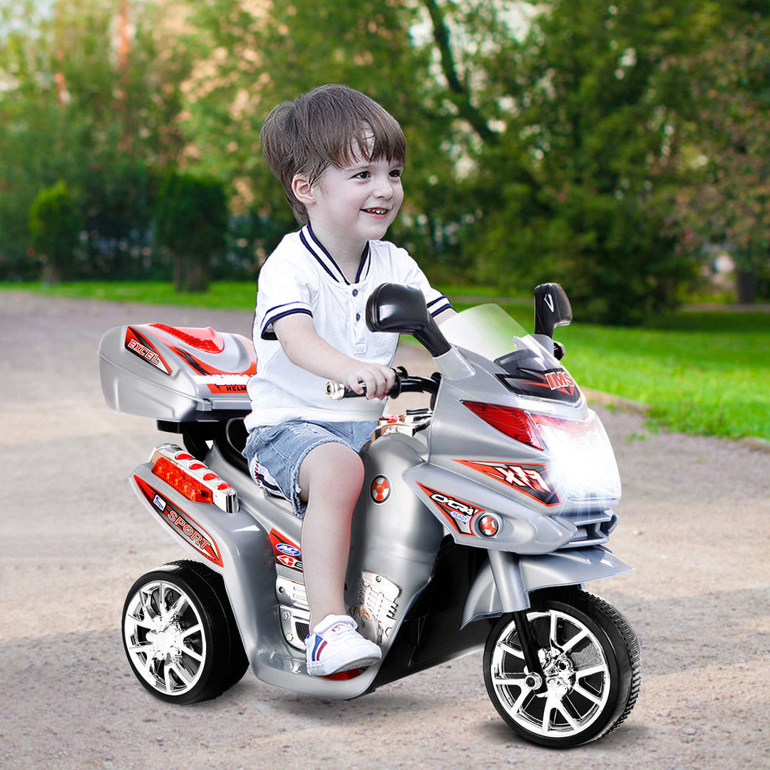 3 Wheel Kids Ride On Motorcycle 6V Battery Powered Electric Toy Power bicycle Image 2