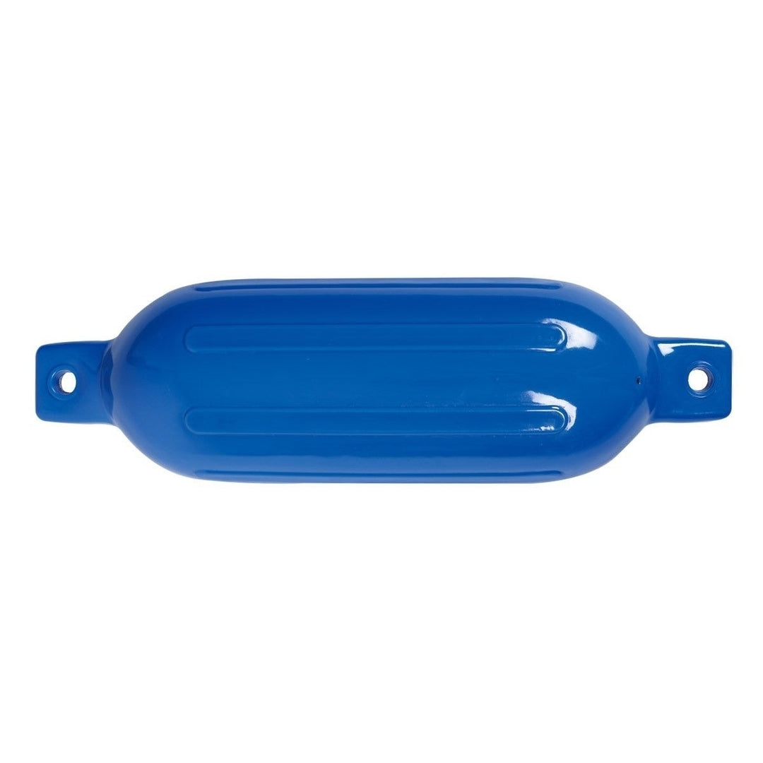 4 Ribbed Marine 6.5X 23Boat Fender Vinyl Bumper Dock Shield Protection Blue Image 3