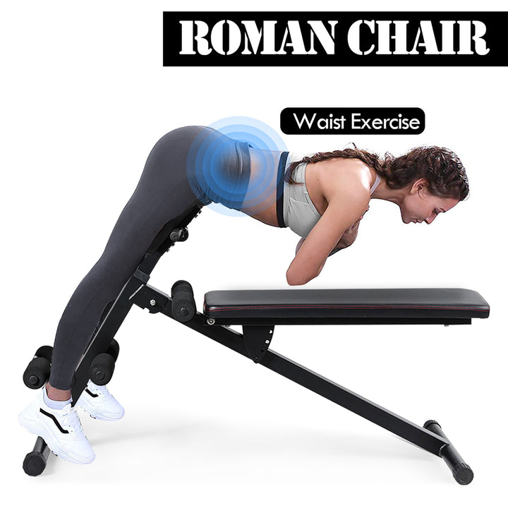 Adjustable Weight Bench Strength Workout Full Body Exercise Image 3