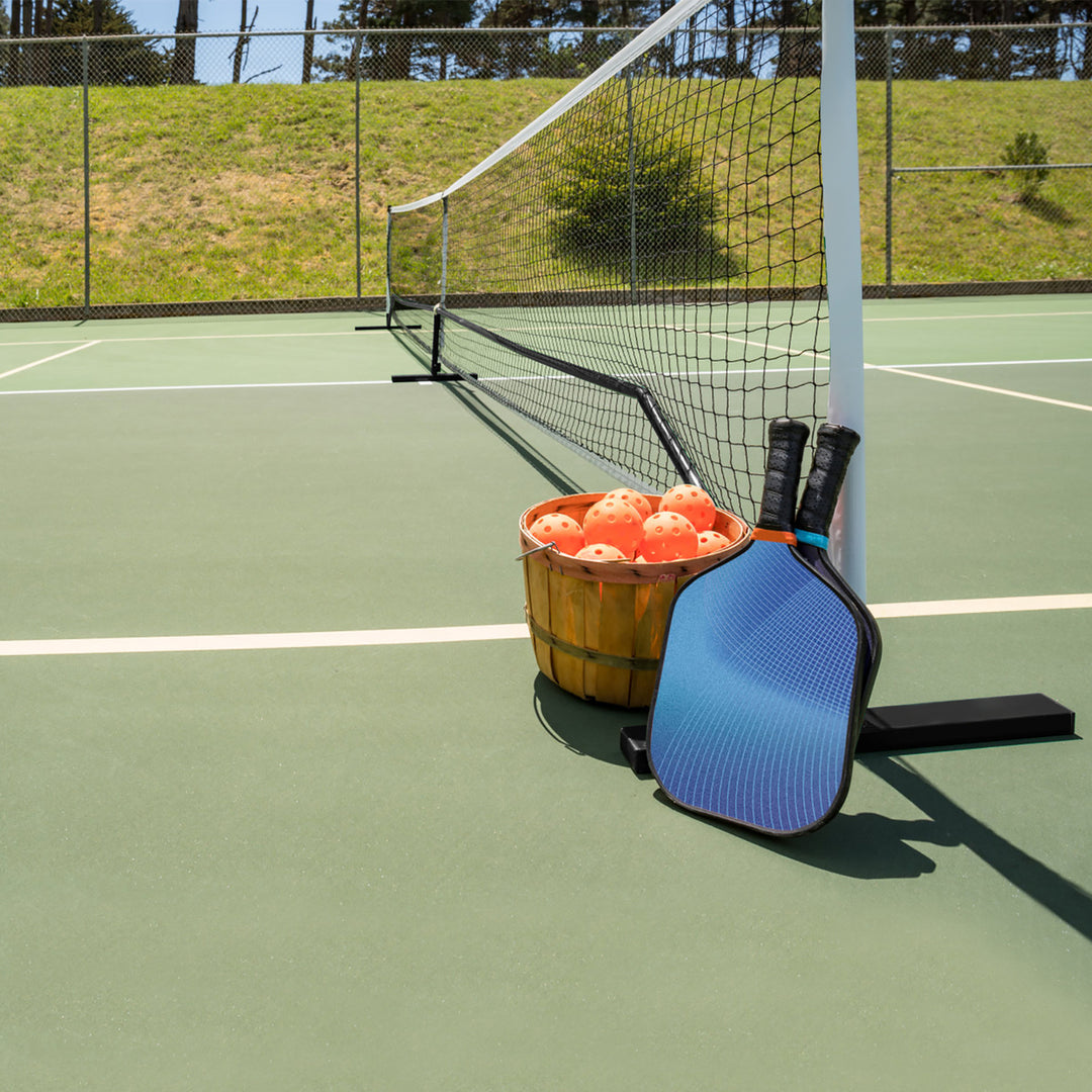 22ft Portable Pickleball Net Set System W/Carry Bag Indoor Outdoor Game Image 3