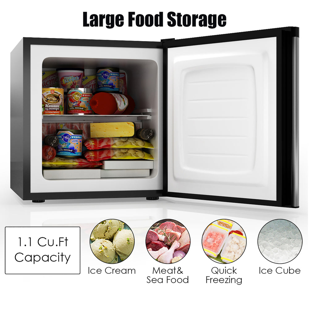 STAKOL 1.1 cu.ft. Compact Single Door Mini Upright Freezer Image 2