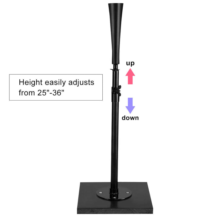 36 Adjustable Batting Tee Heavy Duty for Baseball Softball Training Image 4