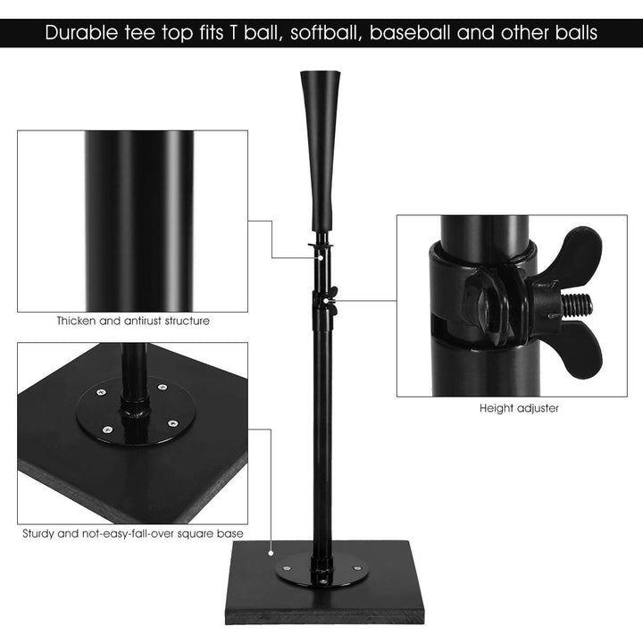 36 Adjustable Batting Tee Heavy Duty for Baseball Softball Training Image 4