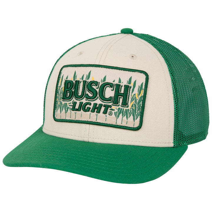 Busch Light Corn Stalks Adjustable Snapback Trucker Hat Image 1