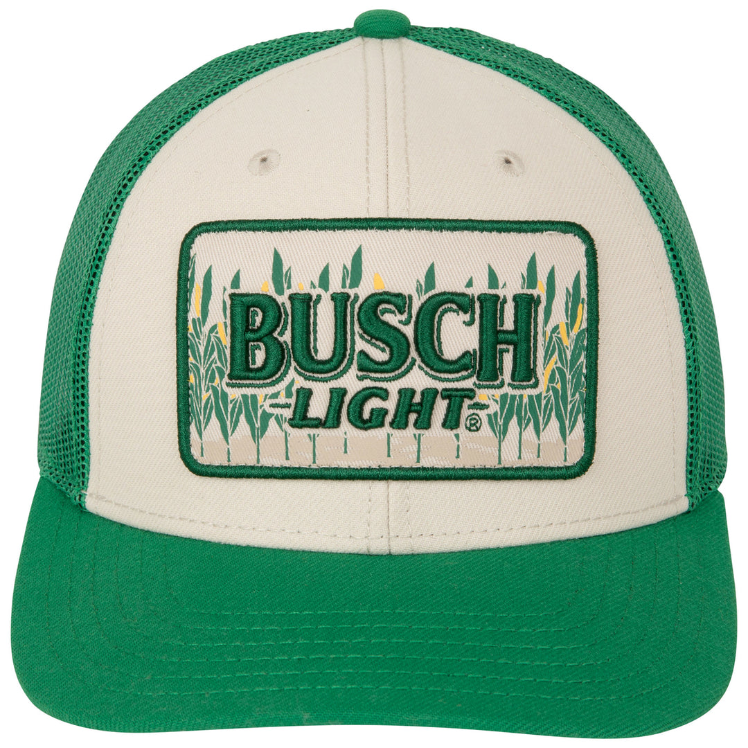 Busch Light Corn Stalks Adjustable Snapback Trucker Hat Image 2