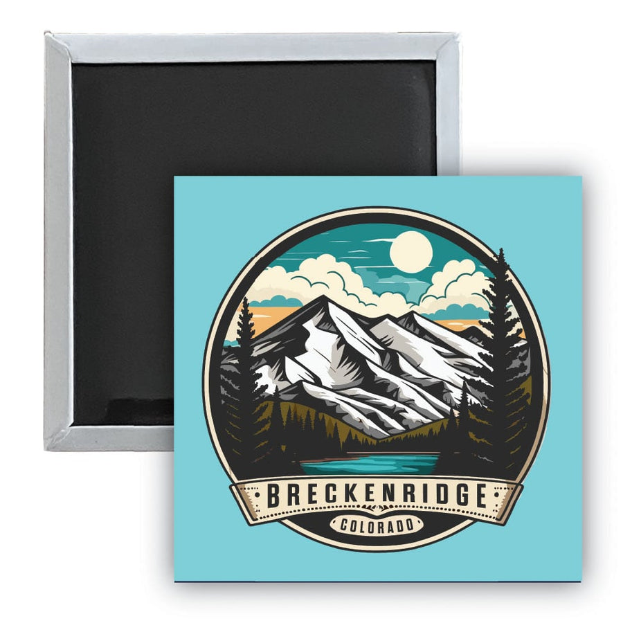 Breckenridge Colorado A Souvenir 2.5 x 2.5-Inch Durable and Vibrant Decor Fridge Magnet Image 1