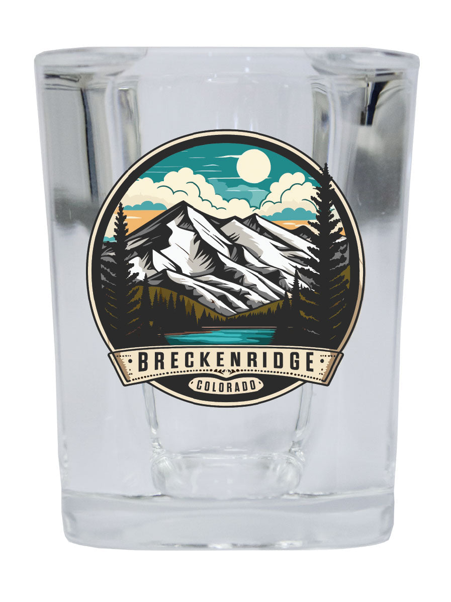 Breckenridge Colorado Design A Souvenir 2.5 Ounce Shot Glass Square Image 1