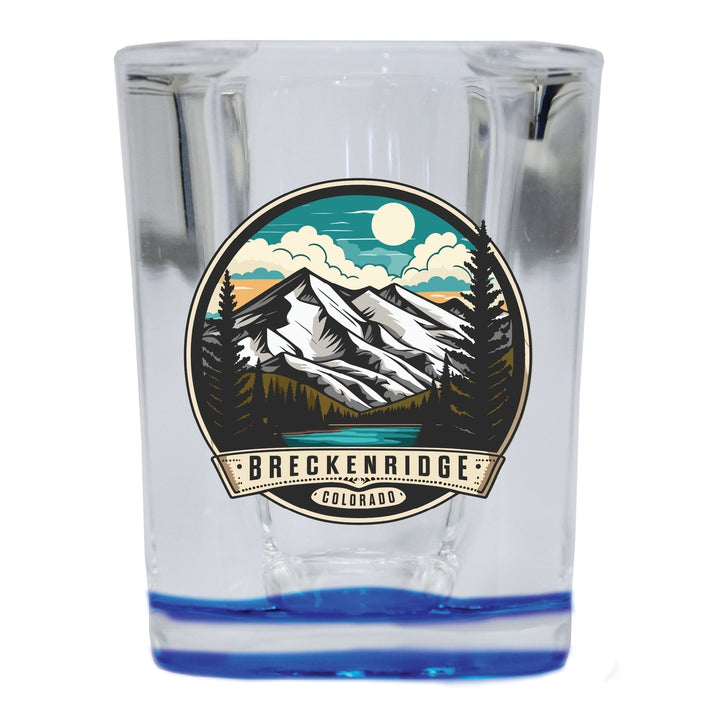 Breckenridge Colorado Design A Souvenir 2.5 Ounce Shot Glass Square Image 2