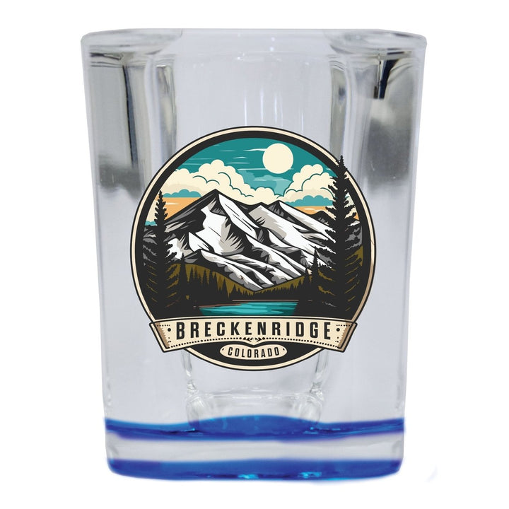 Breckenridge Colorado Design A Souvenir 2.5 Ounce Shot Glass Square Image 1