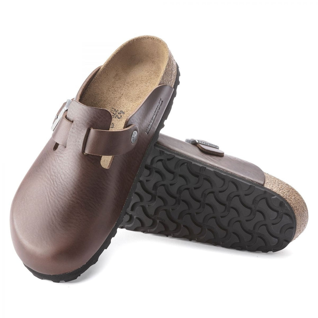 BIRKENSTOCK Boston Clog Vintage Wood Roast Leather Regular Width 1023449 Image 2