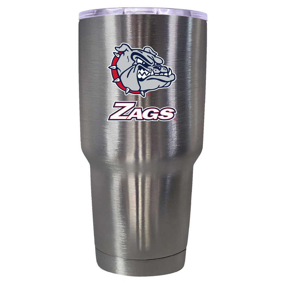Gonzaga Bulldogs Mascot Logo Tumbler - 24oz Color-Choice Insulated Stainless Steel Mug Image 1