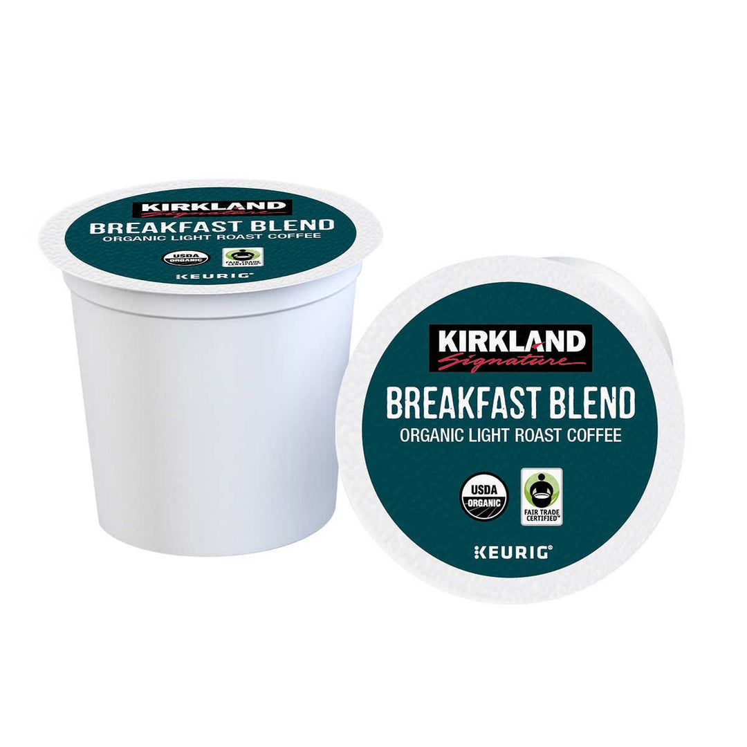 Kirkland Signature Coffee Organic Breakfast Blend K-Cup Pod 120 Count Image 4