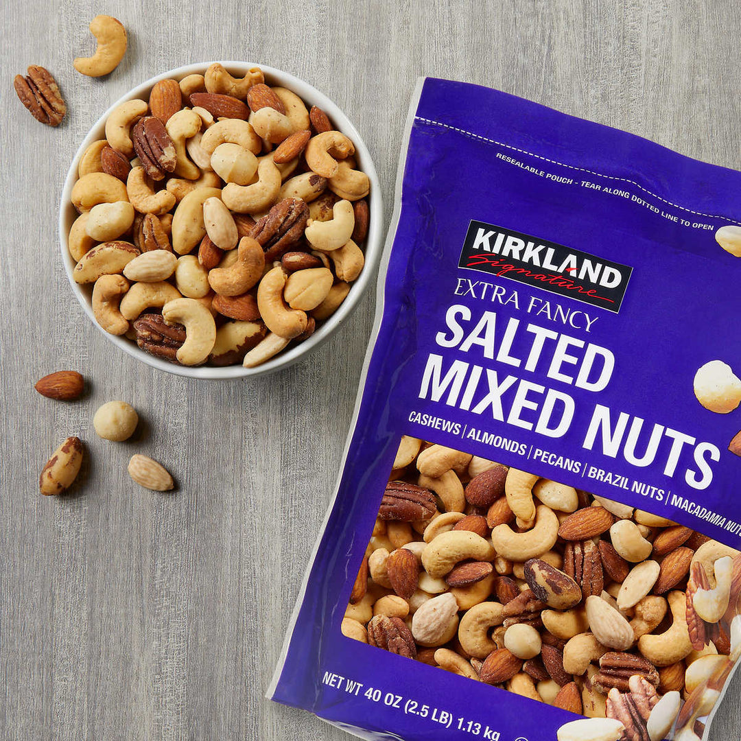 Kirkland Signature Extra Fancy Mixed Nuts Salted 2.5 Pounds Image 4