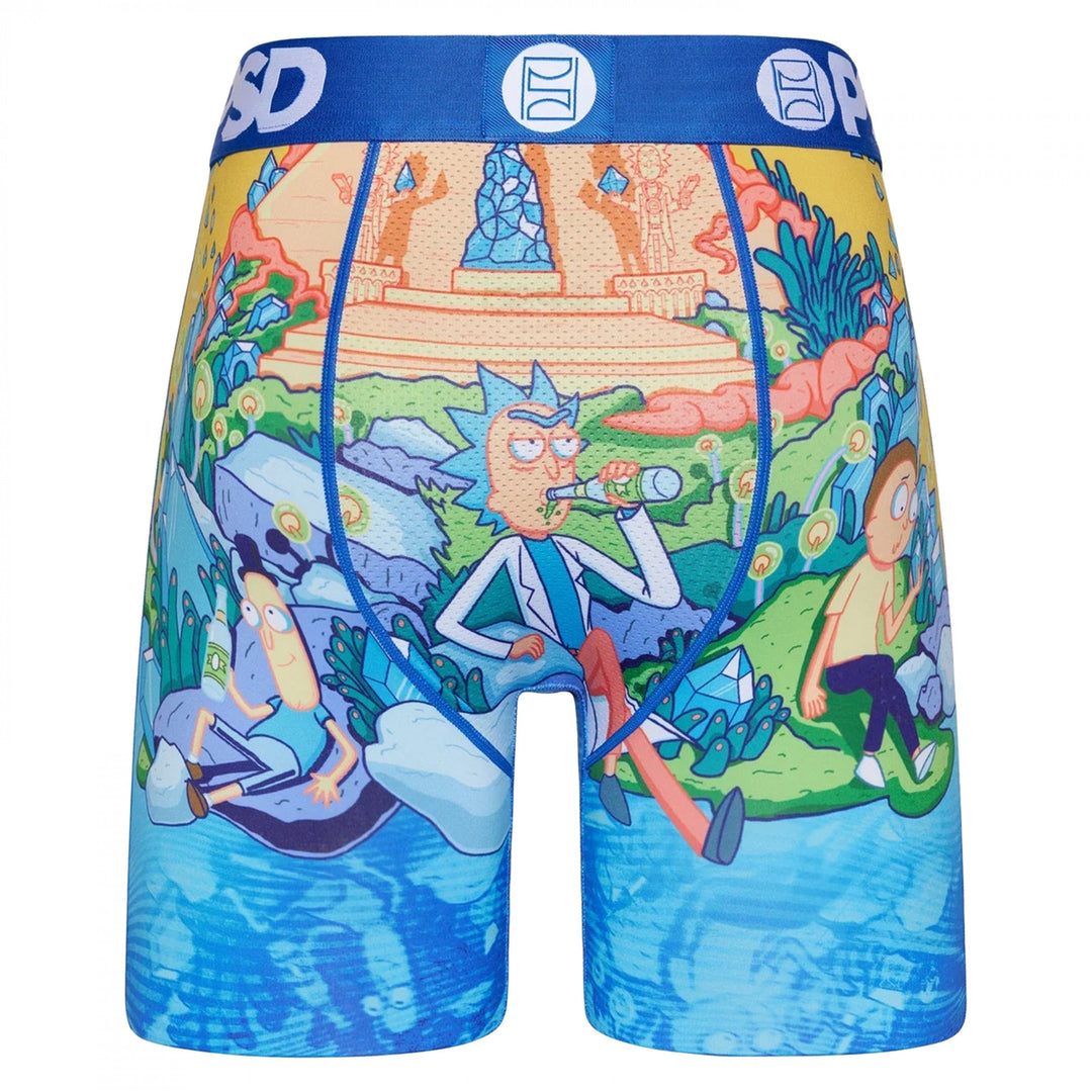 Rick And Morty Hangin Around PSD Boxer Briefs Image 4