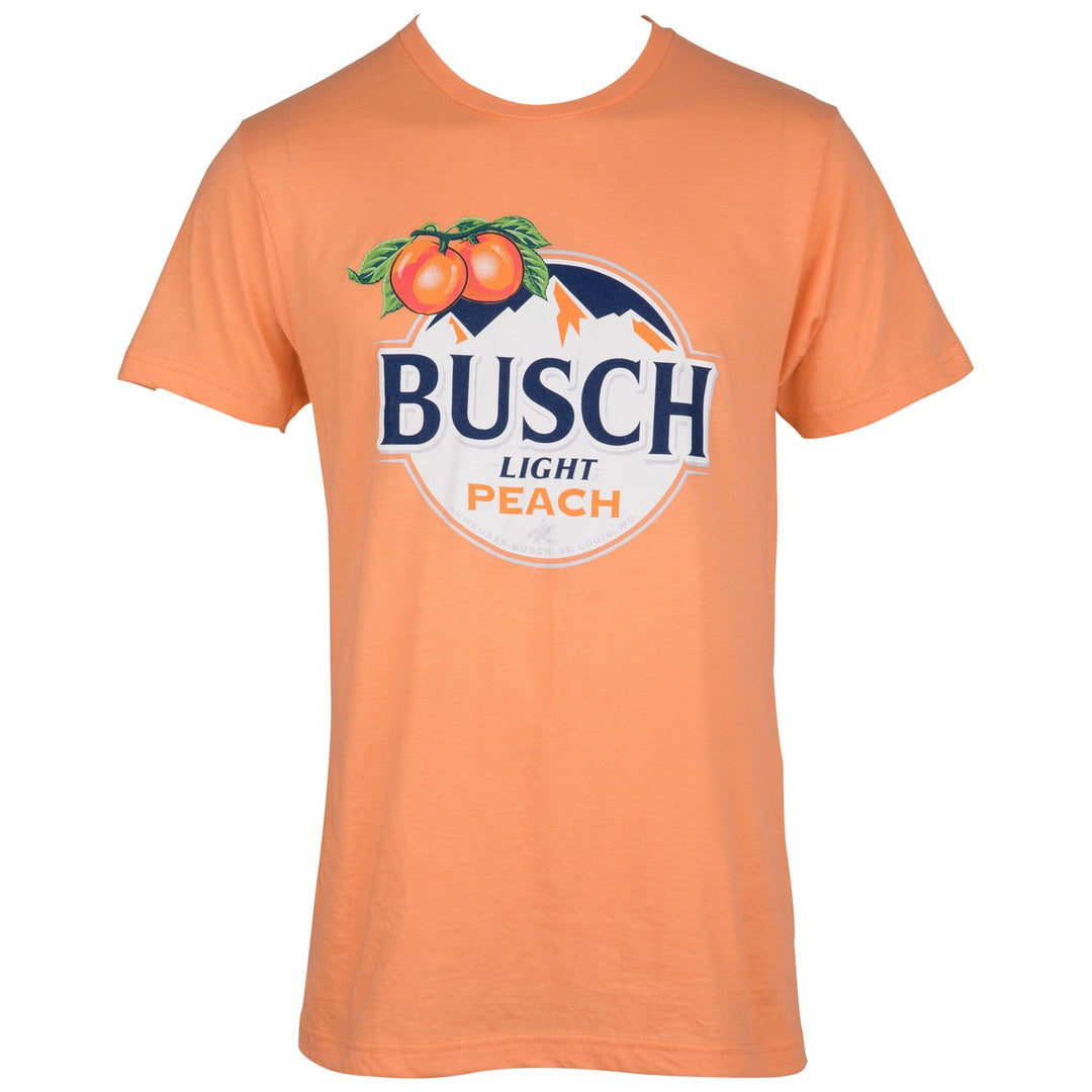 Busch Light Peach Logo Orange Colorway T-Shirt Image 1