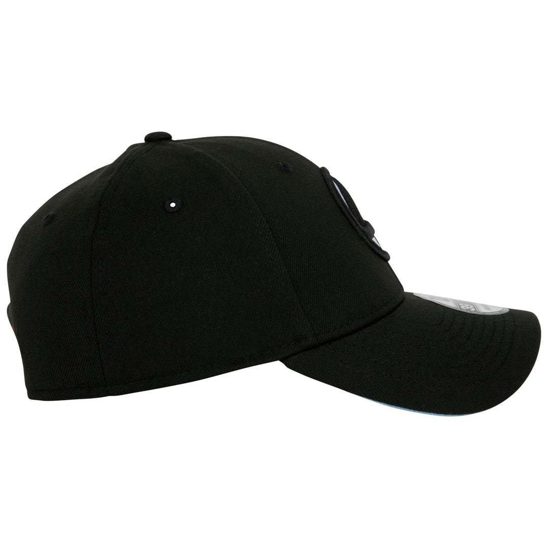 Fantastic Four Logo Black Colorway Era 39Thirty Fitted Hat Image 4