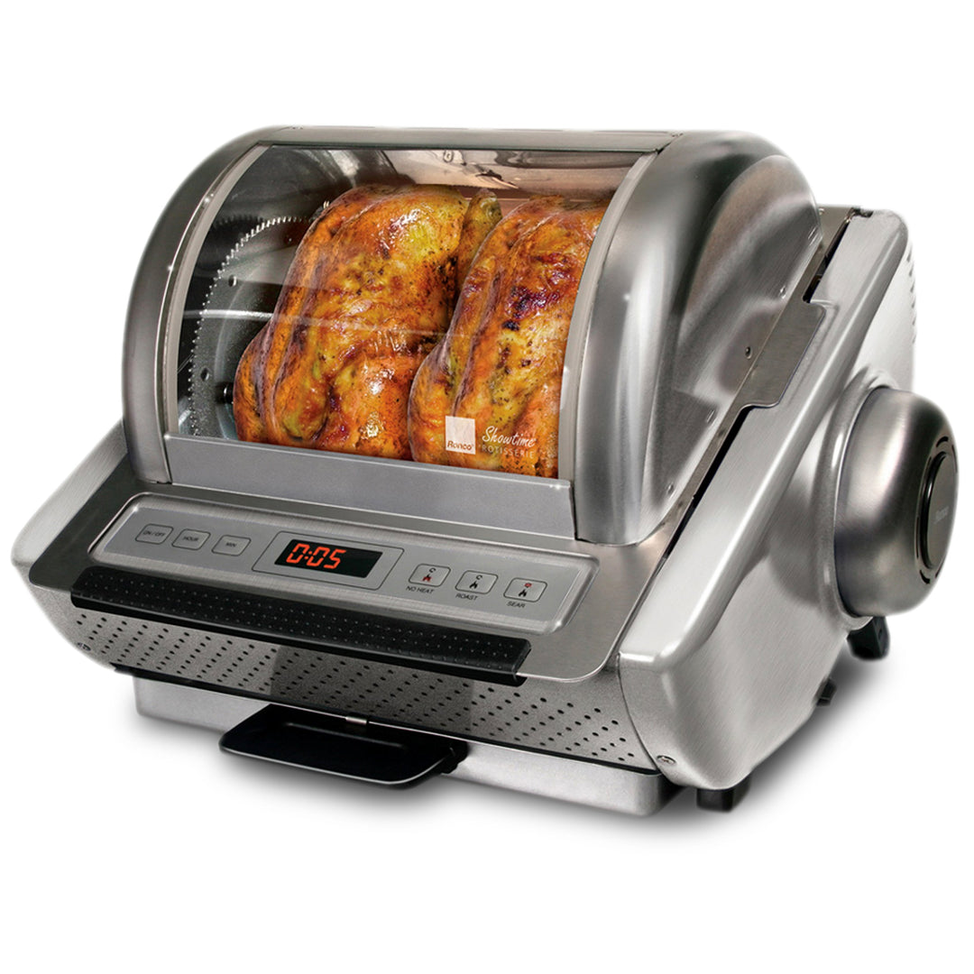 Ronco EZ-Store Rotisserie Oven, Large Capacity (15lbs) Countertop Oven, Multi-Purpose Basket for Versatile Cooking, Image 1