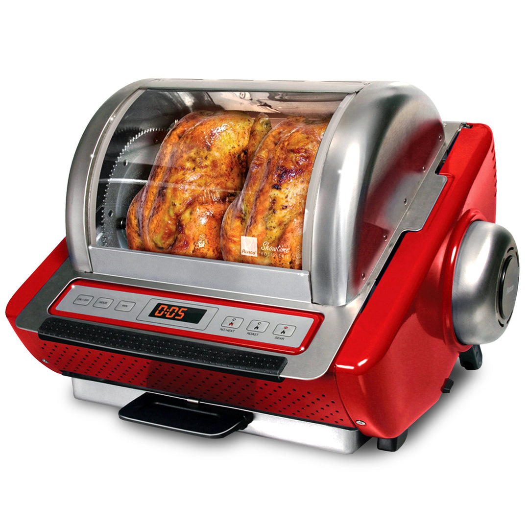 Ronco EZ-Store Rotisserie Oven, Large Capacity (15lbs) Countertop Oven, Multi-Purpose Basket for Versatile Cooking, Image 1