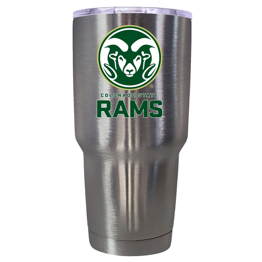 Colorado State Rams Mascot Logo Tumbler - 24oz Color-Choice Insulated Stainless Steel Mug Image 1