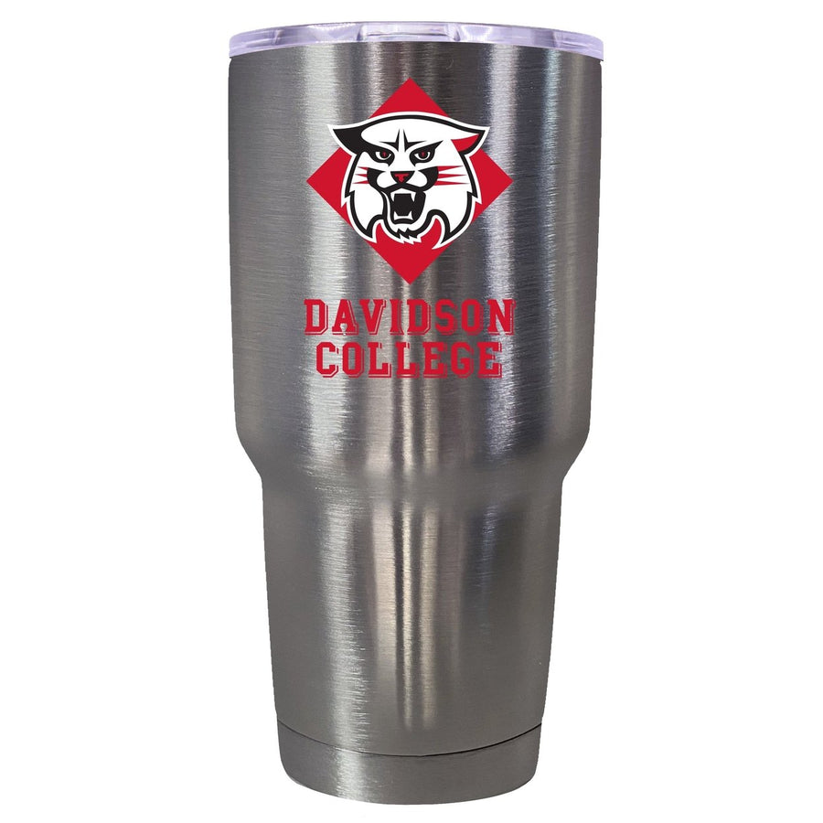 Davidson College Mascot Logo Tumbler - 24oz Color-Choice Insulated Stainless Steel Mug Image 1