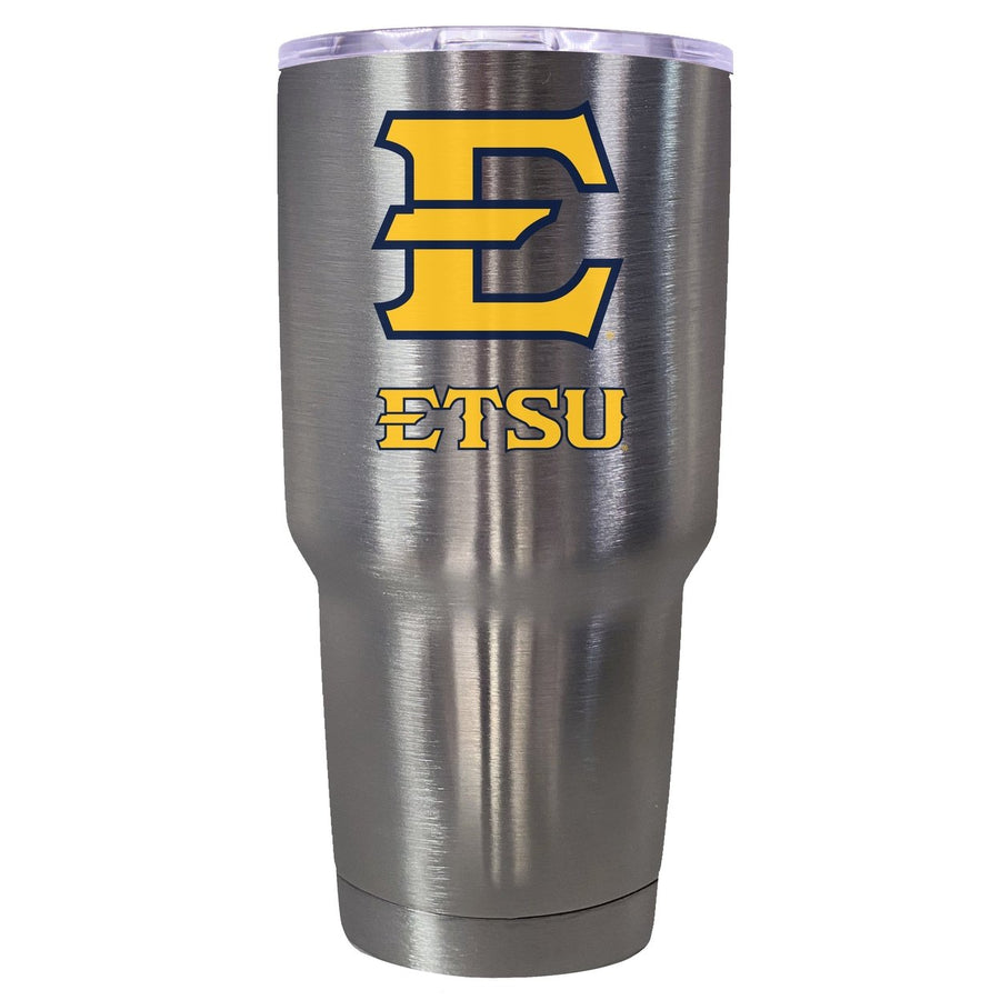 East Tennessee State University Mascot Logo Tumbler - 24oz Color-Choice Insulated Stainless Steel Mug Image 1