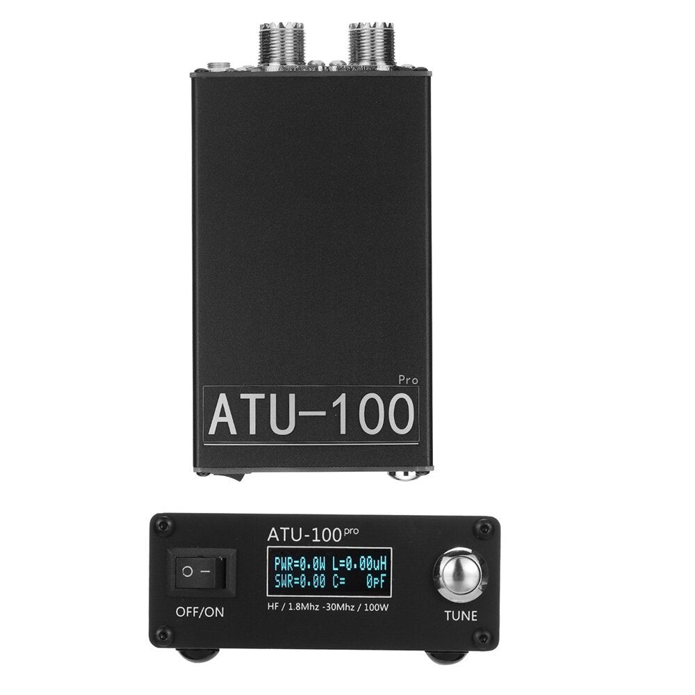 1.8Mhz-30Mhz OLED Display Automatic Antenna Tuner Built-in Battery for 10W to 100W Shortwave Radio Station Image 6