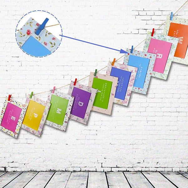 10pcs Colorful Wodden Clothespins Durable Photo Paper Peg Pin Craft Clips Image 3