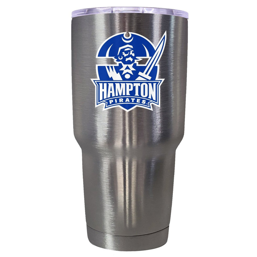 Hampton University Mascot Logo Tumbler - 24oz Color-Choice Insulated Stainless Steel Mug Image 1