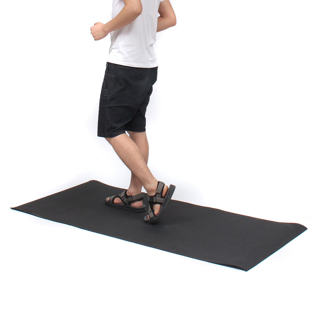 150x75cm Black Treadmill Mat Outdoor Sports Fitness Yoga Mats Running Machine Pad Image 2