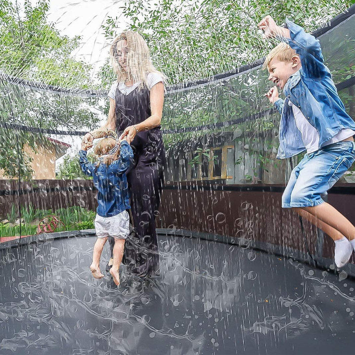 12m Spray Hose Trampoline Sprinkler Water Spray Kids Outdoor Enjoy Summer Backyard Water Park Game Image 3