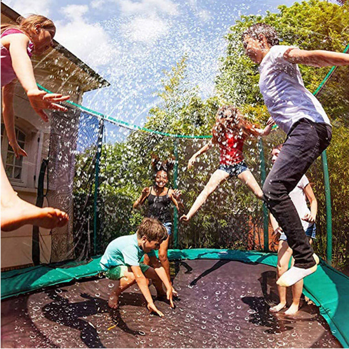 12m Spray Hose Trampoline Sprinkler Water Spray Kids Outdoor Enjoy Summer Backyard Water Park Game Image 4