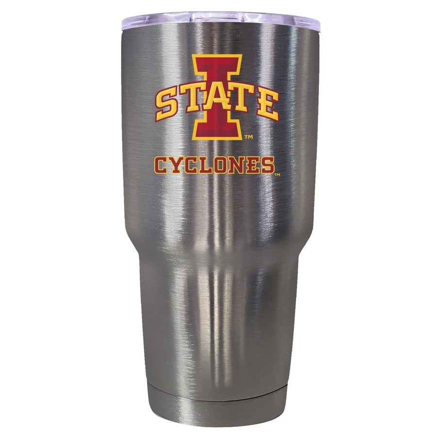 Iowa State Cyclones Mascot Logo Tumbler - 24oz Color-Choice Insulated Stainless Steel Mug Image 1