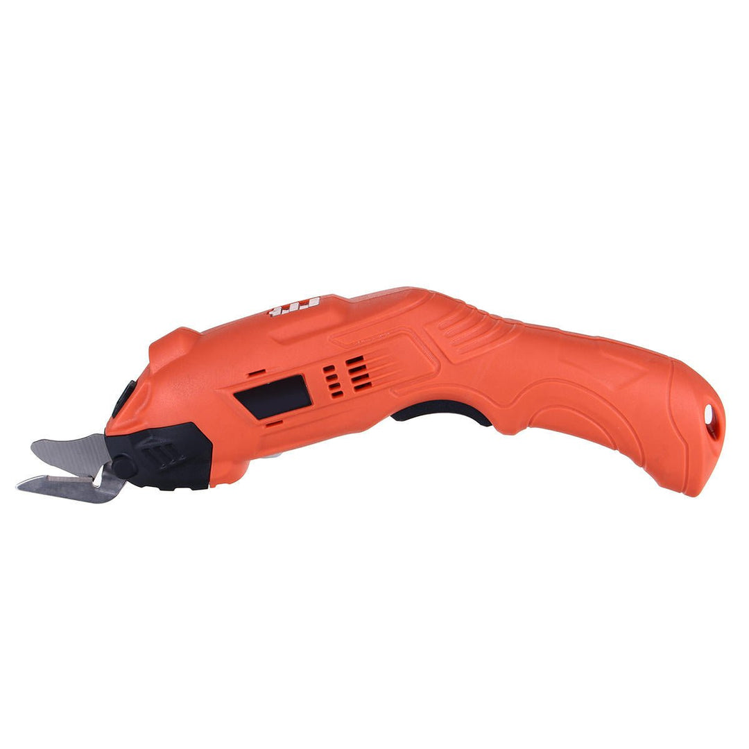 220V Electric Cordless Scissors Tailors Cutter Cutting Machine LED Light With 2 Blades Image 3