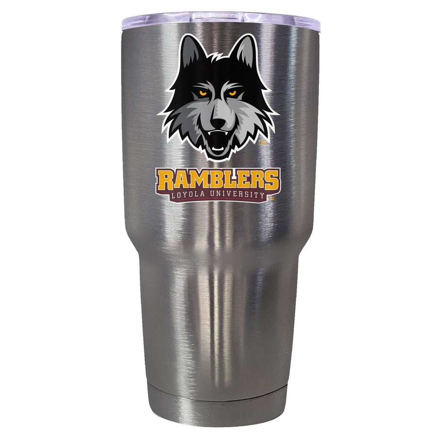 Loyola University Ramblers Mascot Logo Tumbler - 24oz Color-Choice Insulated Stainless Steel Mug Image 1